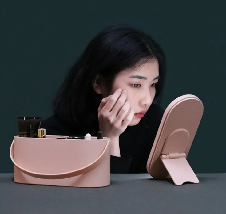 Purely You™ LED Light Storage Box Beauty And Makeup Mirror