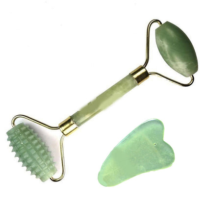 Purely You™ Jade Beauty Roller and Gua Sha Massager Tool