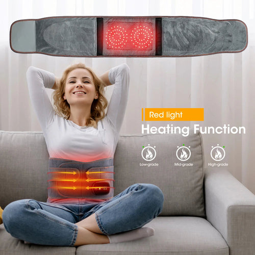 Purely You™ Heat Therapy Lumbar Brace Support Massager Waist Massager Back Belt