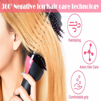 Purely You™ Hair Dryer Hot Air Brush Styler and Volumizer Hair Straightener