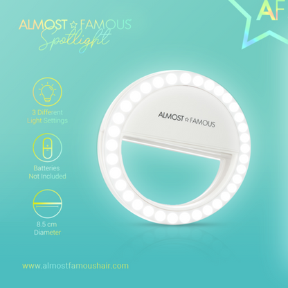 Purely You™ Almost Famous Spotlight Selfie Light – Black