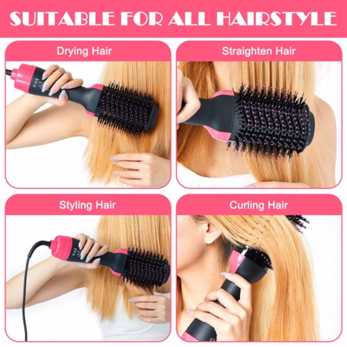 Purely You™ Hair Dryer Hot Air Brush Styler and Volumizer Hair Straightener
